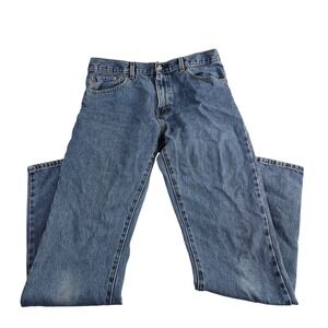 Levi's 517 Jeans Mens W33 L34 Light Wash Bootcut Denim Pants